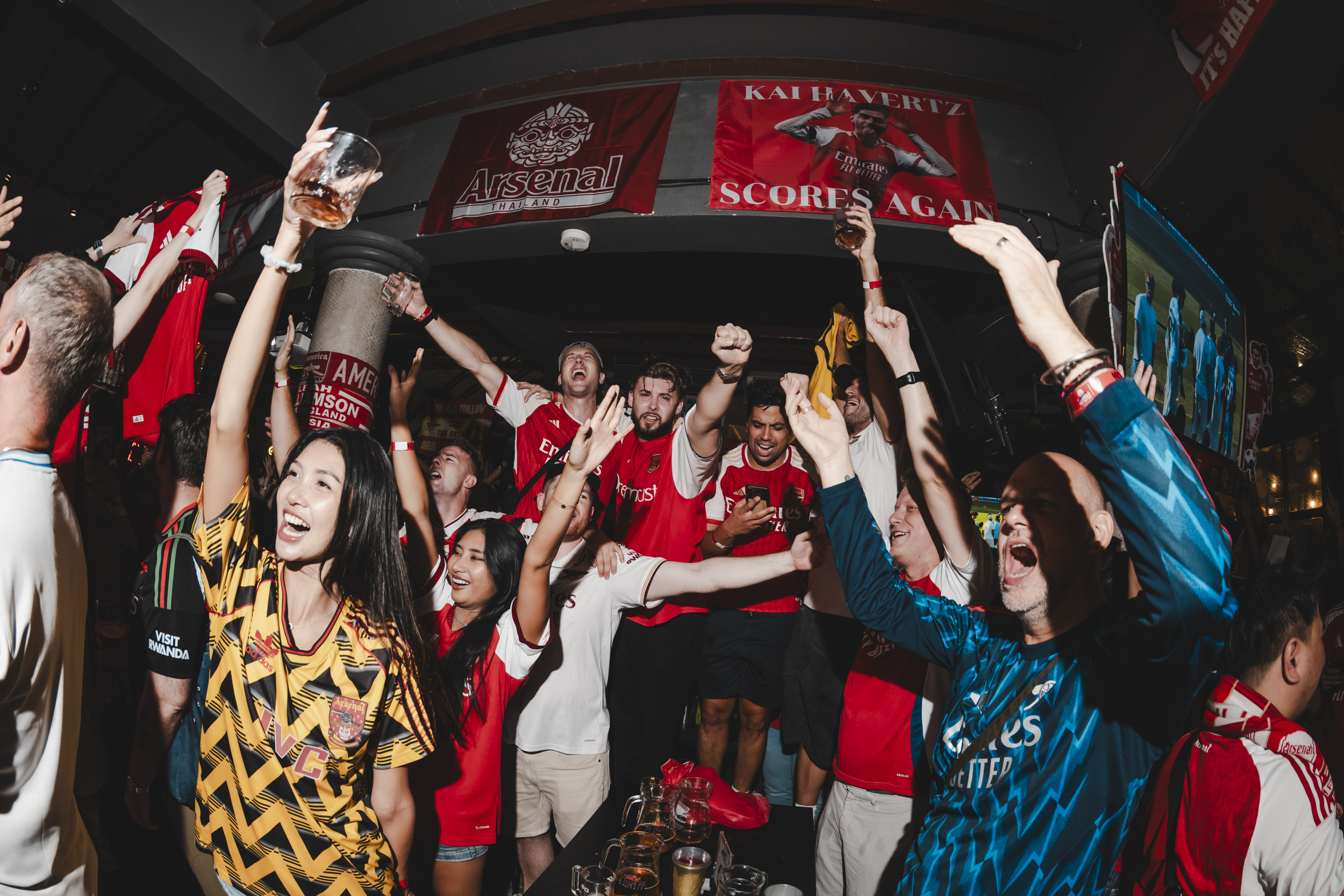 Arsenal Bangkok supporters
