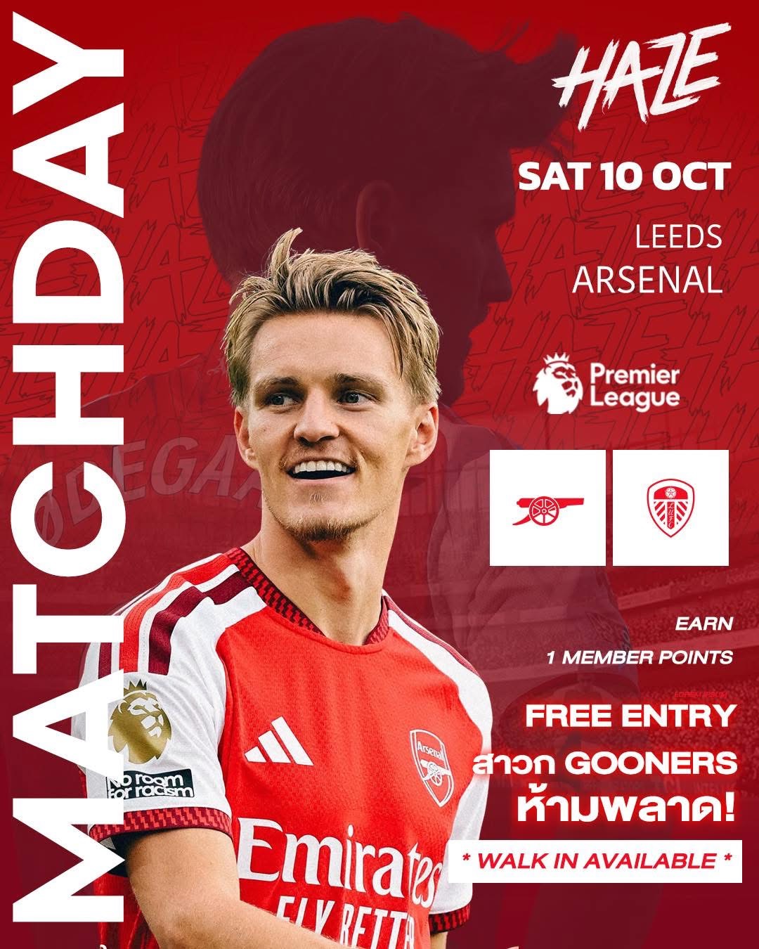 Arsenal Bangkok Matchday